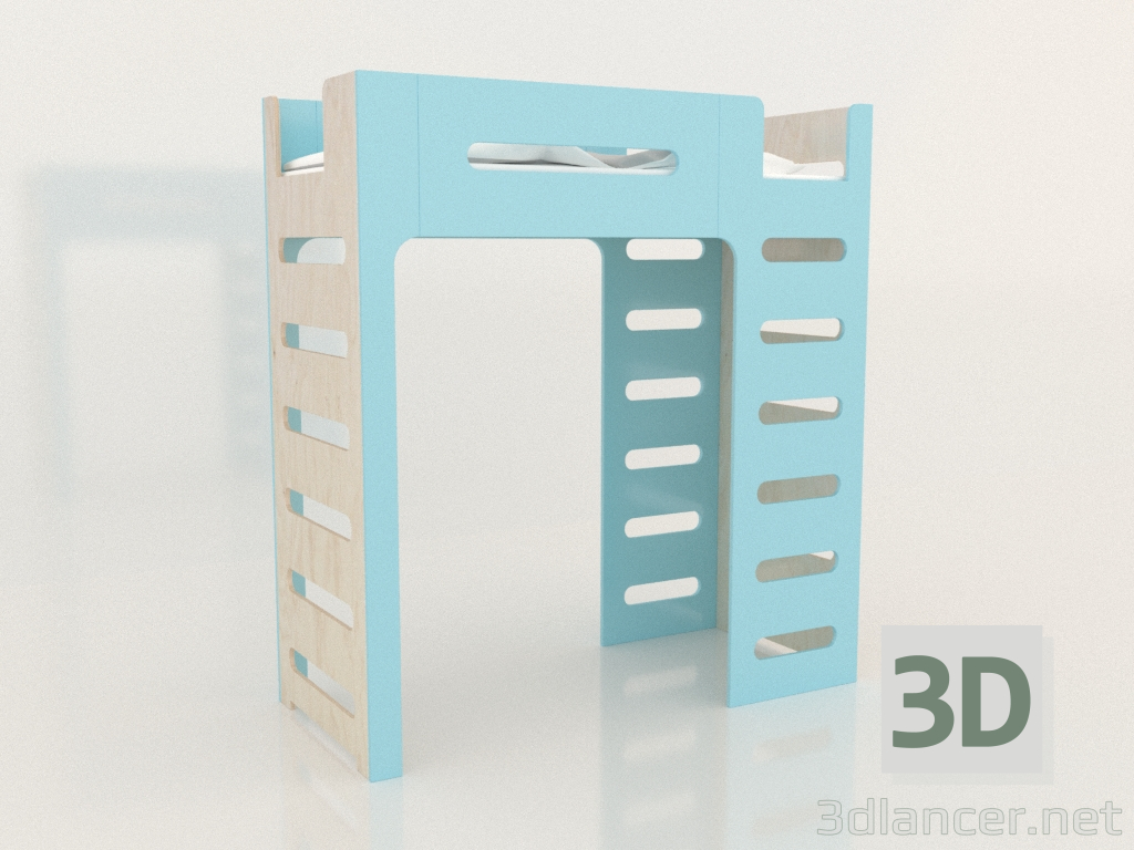3D modeli Loft yatak MOVE GR (FBMGR0) - önizleme