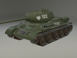 T-34-85 RUDÉ