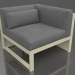 3d model Modular sofa, section 6 right (Gold) - preview