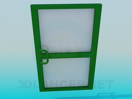 modelo 3D Puerta de metal - escuchar modelo 3D Puerta de metal - escuchar