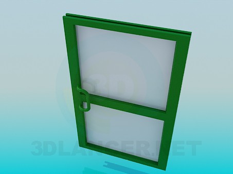 modelo 3D Puerta de metal - escuchar modelo 3D Puerta de metal - escuchar