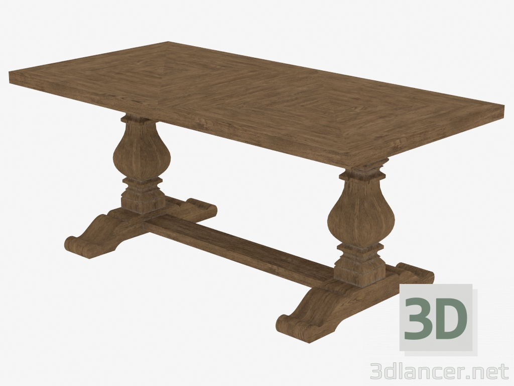 3d model Dining table 72 "NEW TRESTLE TABLE (8831.1003.S) - preview