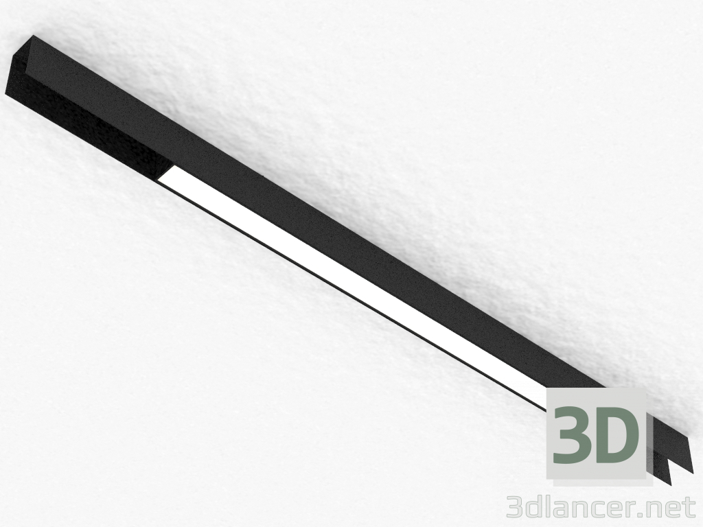 3d model LED downlight for magnetic busbar trunking (DL18785_Black 20W) - preview