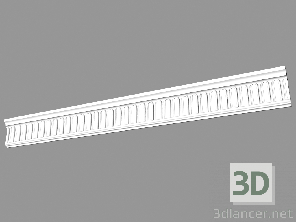3d model Molded cornice (КФ27) - preview
