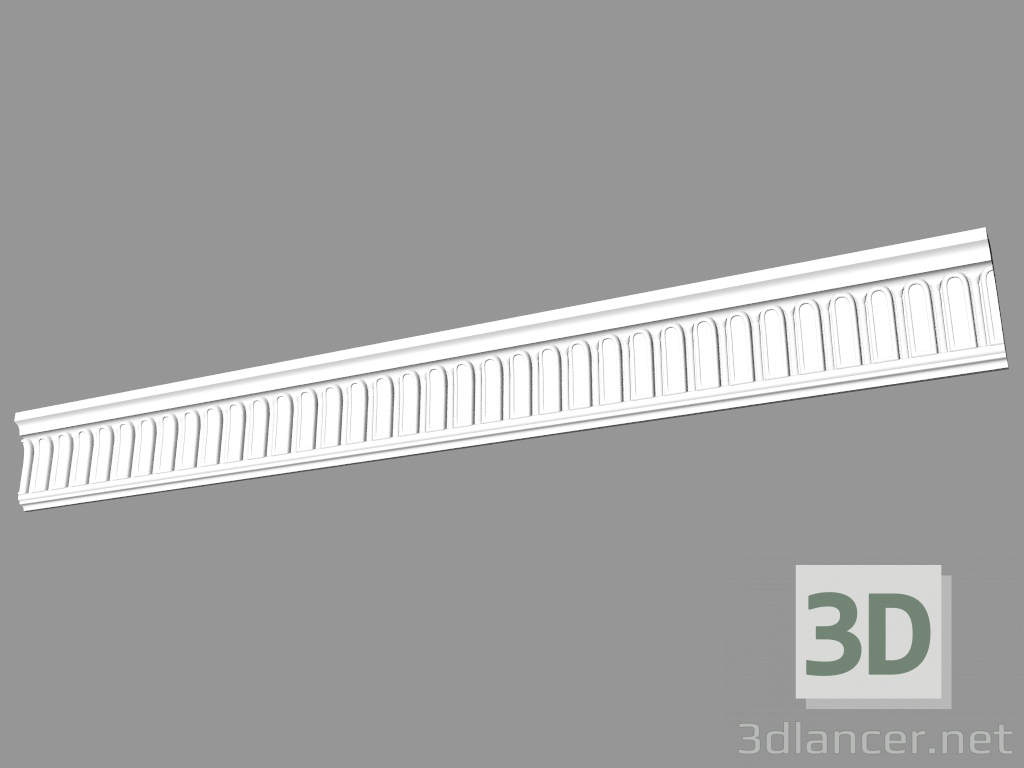 Modelo 3d Cornija moldada (КФ27) - preview