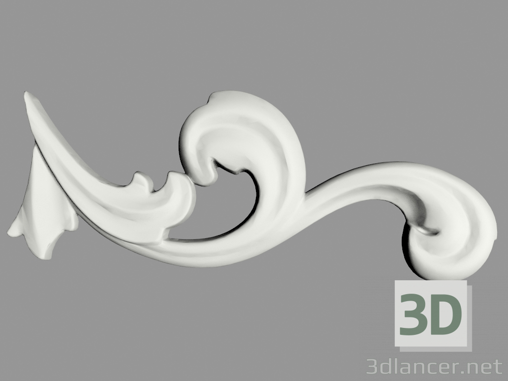 modèle 3D Décoration murale (149а) - preview