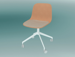 Stuhl mit SEELA-Rollen (S342 mit Polsterung)