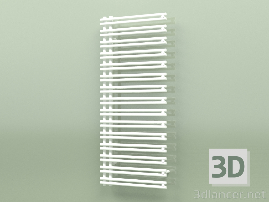 3D modeli Isıtmalı havlu askısı - Ratea (1200 x 500, RAL - 9016) - önizleme