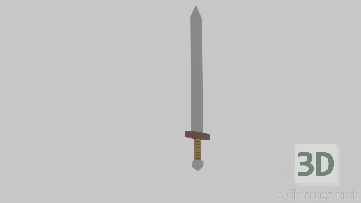 3D Modell Schwert - Vorschau