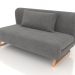 3d model Sofa bed Rosy 3-seater (light gray) - preview