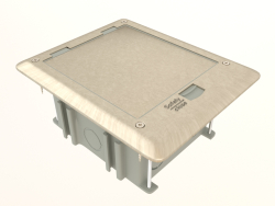 Trappe dans le sol 6 mods. (2 mod. 45x45 mm. + 2 mod. 22,5x45 mm., métal, DFB6M)