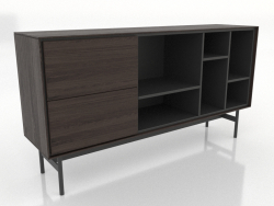 Schrank 1 1600x400 mm (Esche-Nussbaum)