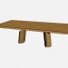 modèle 3D Table rectangulaire olympique - preview