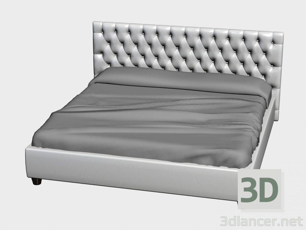 modèle 3D Bed Chester 2 (218) - preview