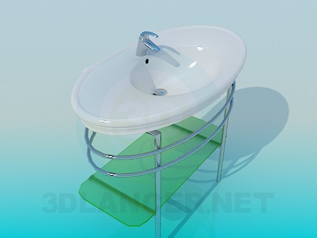 modelo 3D Lavabo - escuchar modelo 3D Lavabo - escuchar