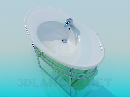modelo 3D Lavabo - escuchar modelo 3D Lavabo - escuchar