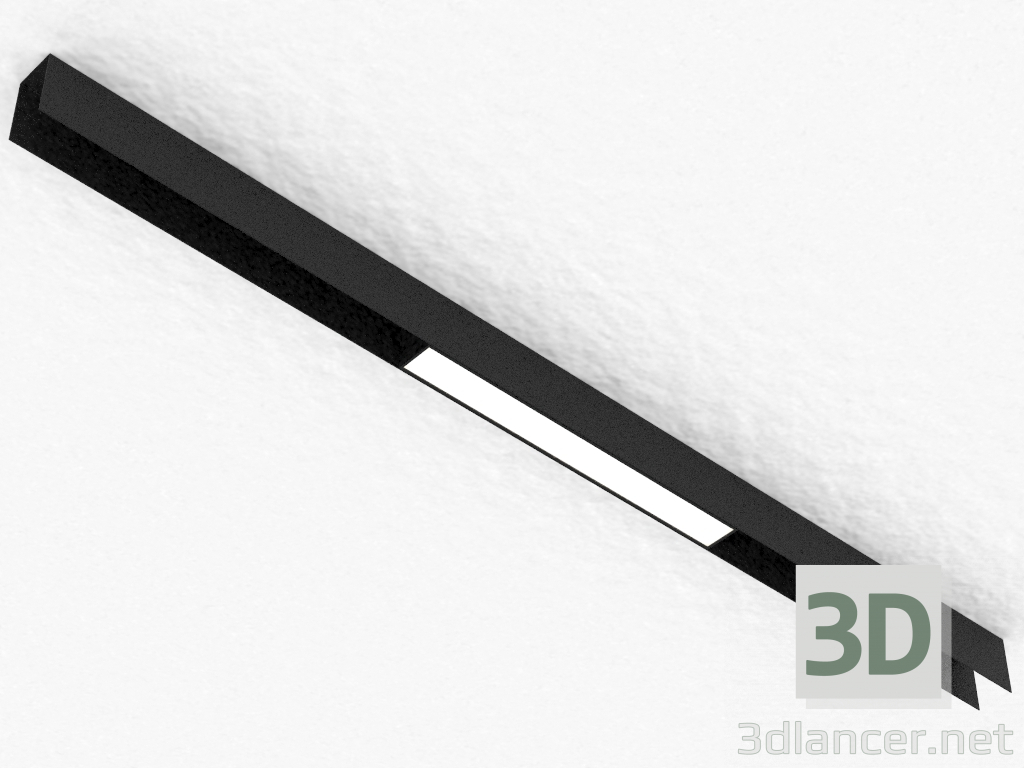 3d model LED downlight for magnetic busbar trunking (DL18785_Black 10W) - preview