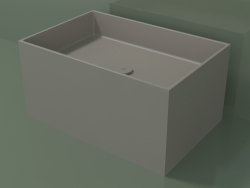 Countertop washbasin (01UN42301, Clay C37, L 72, P 48, H 36 cm)