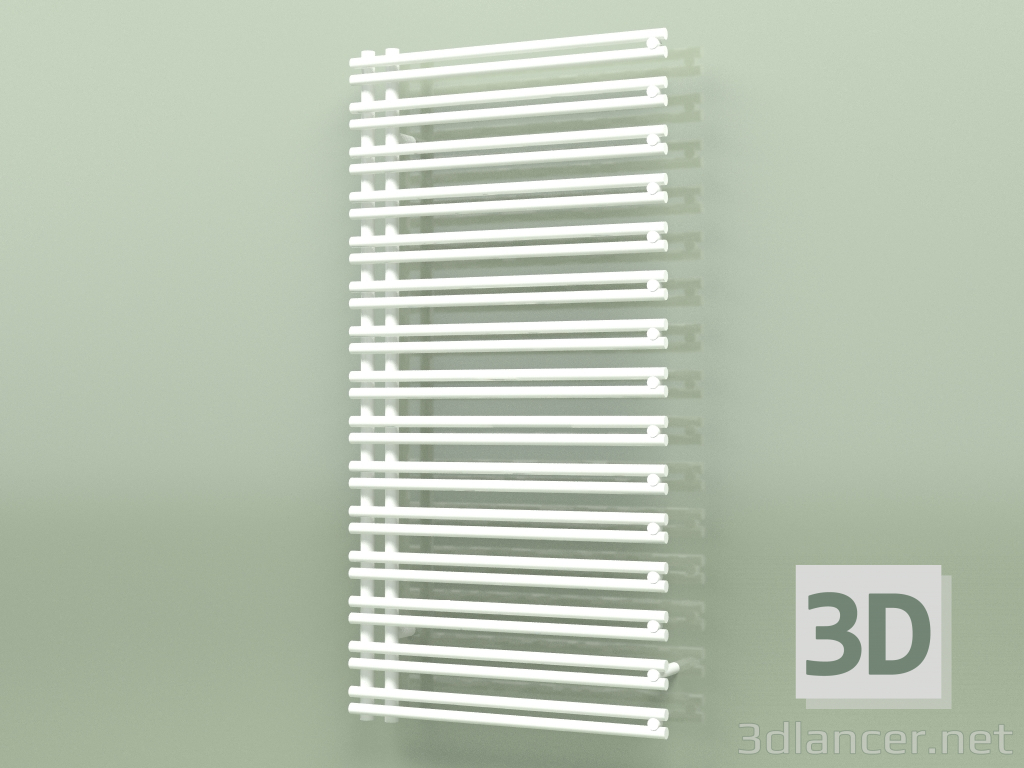 3D modeli Isıtmalı havlu askısı - Ratea (1200 x 600, RAL - 9016) - önizleme