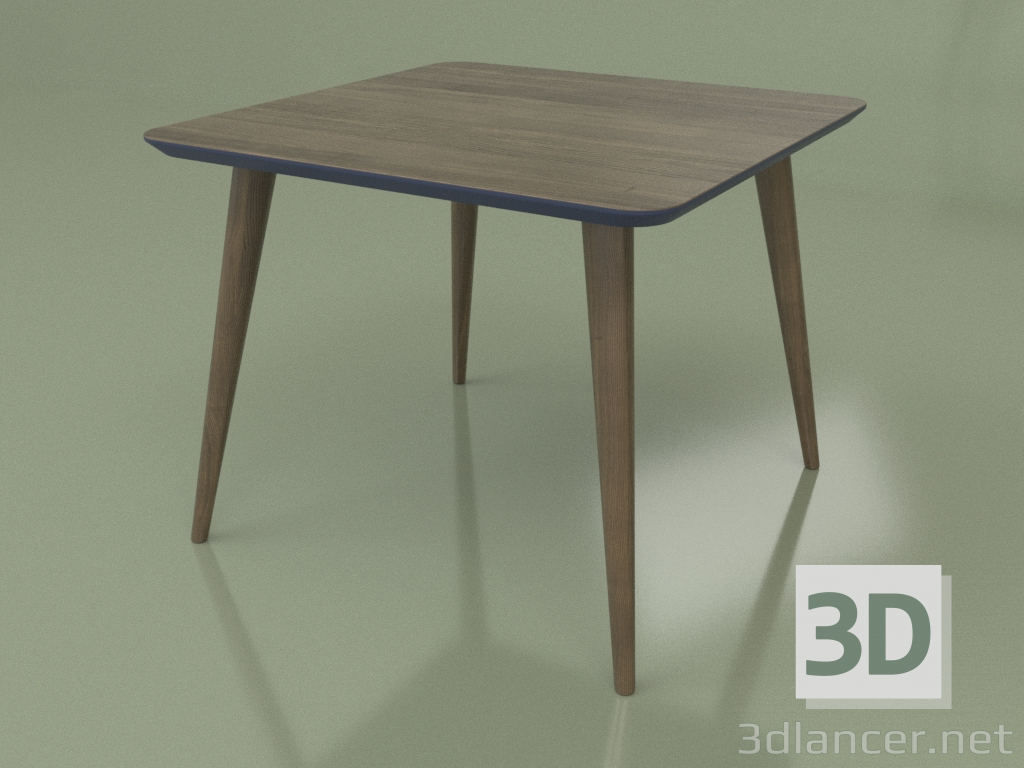 modello 3D Tavolo da pranzo quadrato Ronda 900 (Noce) - anteprima