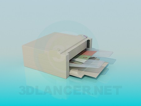 3d модель Принтер – превью 3d модель Принтер – превью