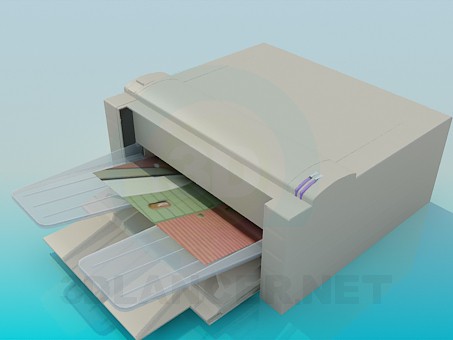 3d модель Принтер – превью 3d модель Принтер – превью