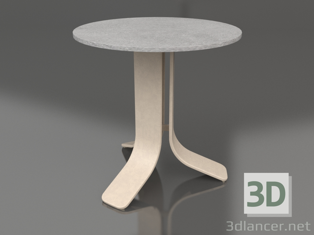 3d model Coffee table Ø50 (Sand, DEKTON Kreta) - preview