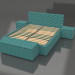 3d model Kalinka bed medium - preview