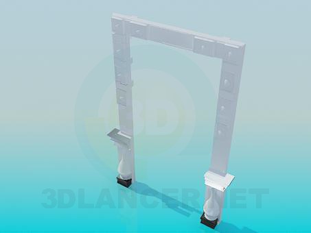 modelo 3D Clypeus en puerta - escuchar modelo 3D Clypeus en puerta - escuchar