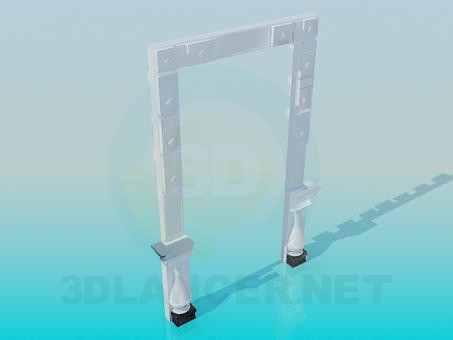 modelo 3D Clypeus en puerta - escuchar modelo 3D Clypeus en puerta - escuchar