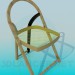 3d модель Раскладной стул – превью