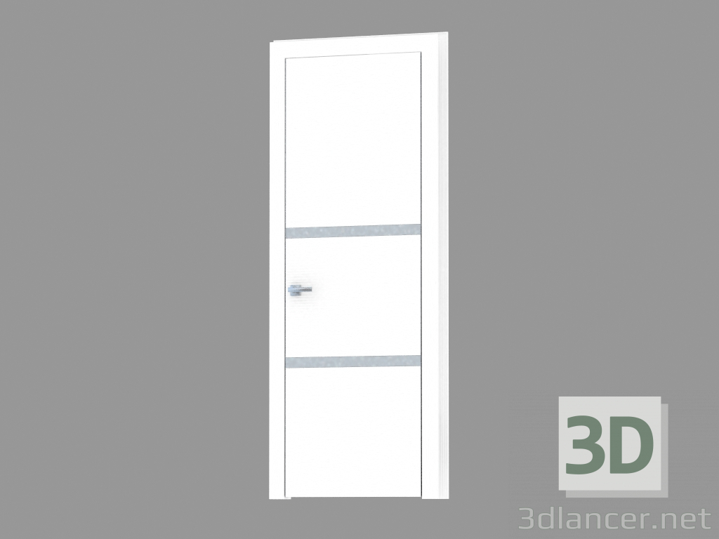 3 डी मॉडल इंटररूम दरवाजा (78st.30 सिल्वर) - पूर्वावलोकन