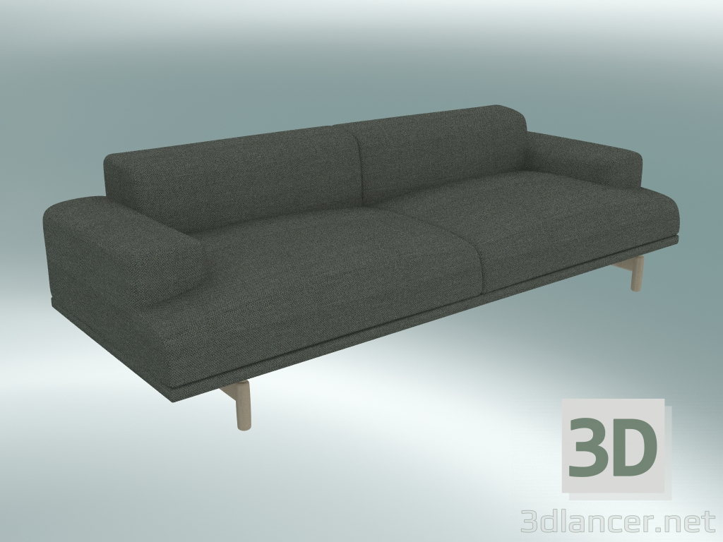 modèle 3D Canapé triple Compose (Fiord 961) - preview