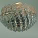 modello 3D Lampadario a sospensione 3649-6 (cristallo Strotskis trasparente oro) - anteprima