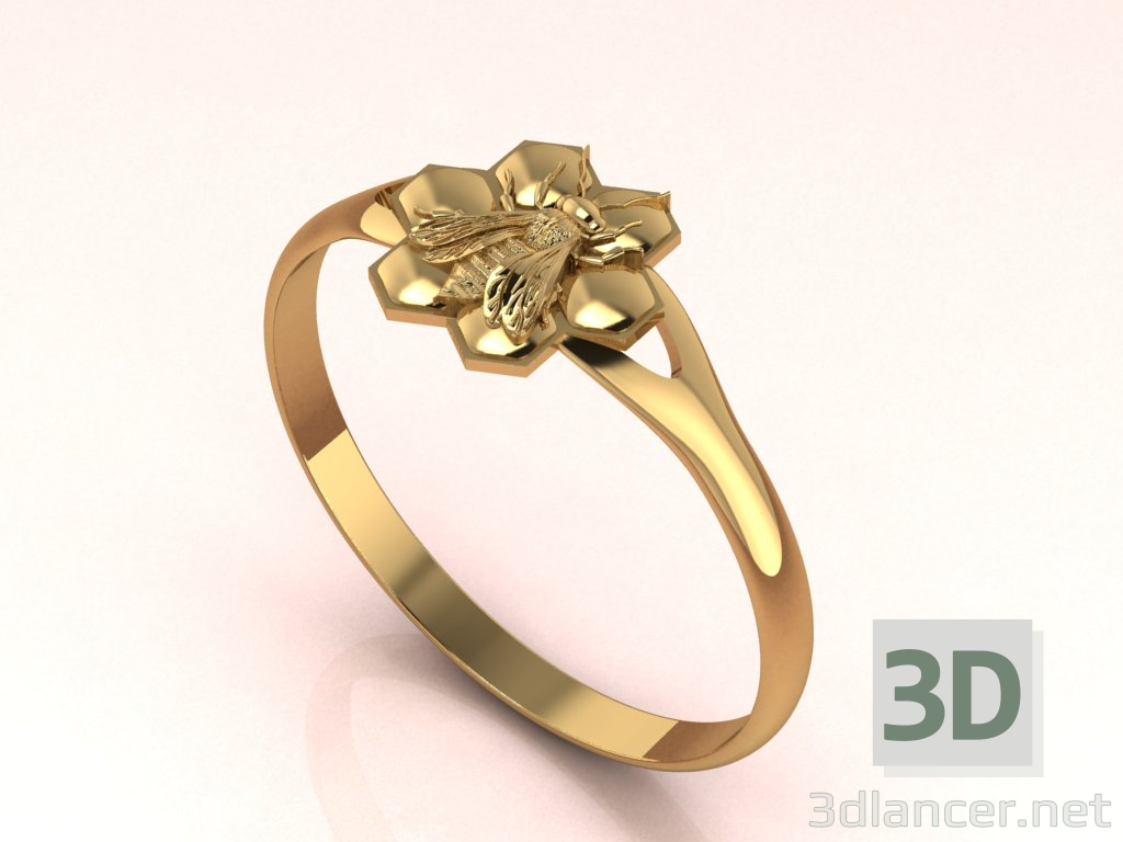 modello 3D di anello da donna comprare - rendering
