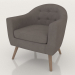 3d model Armchair Florence (gray-beige) - preview