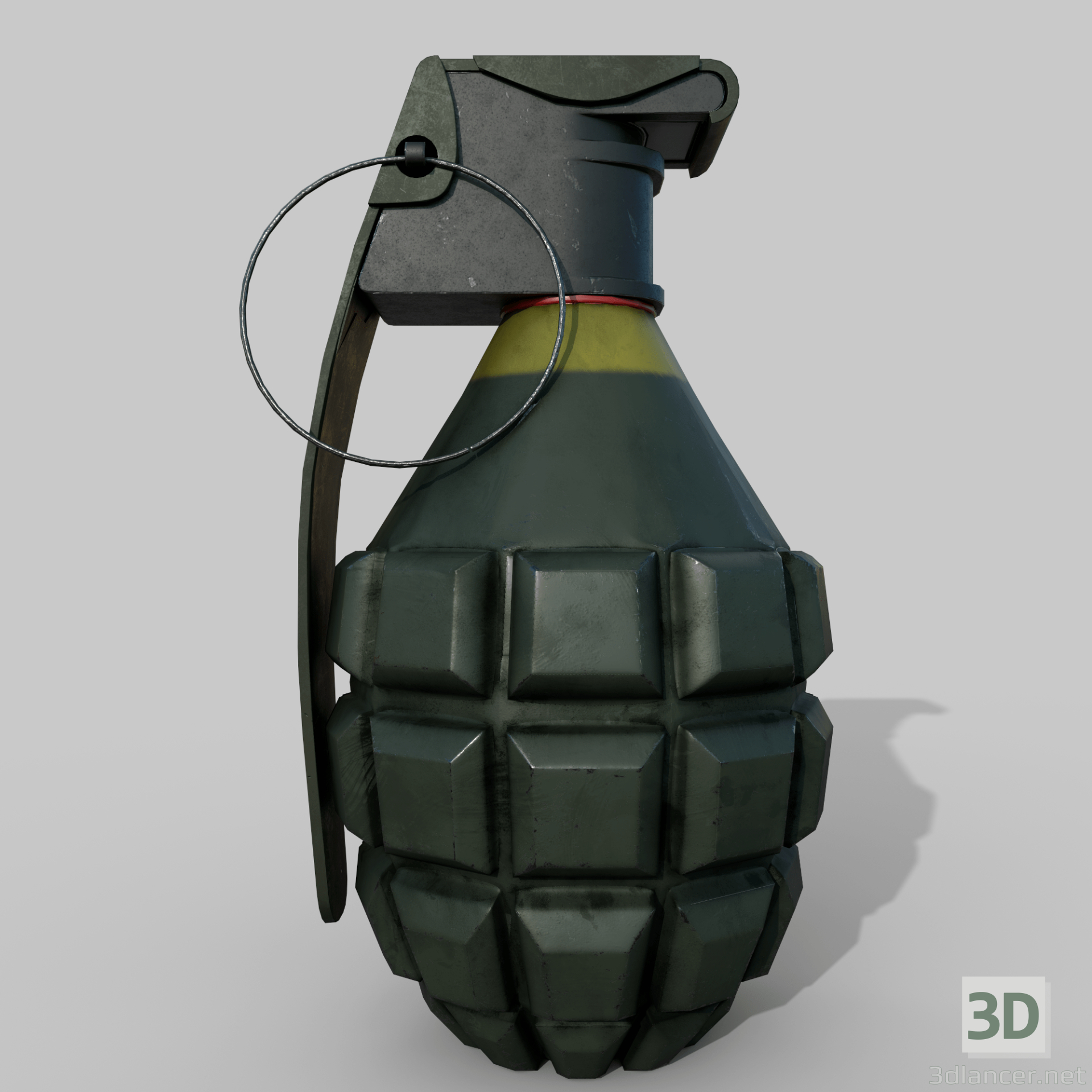 modèle 3D de Grenade MK 2 acheter - rendu