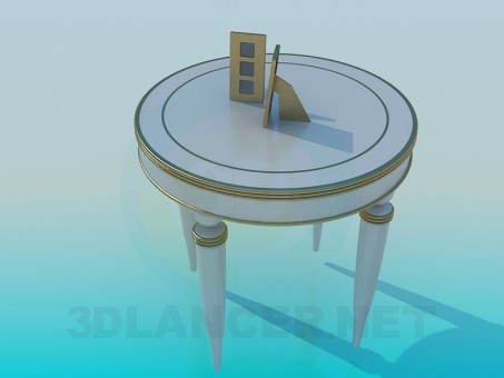 3d model Mesa redonda - vista previa