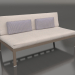 modello 3D Modulo divano, sezione 4 (Bronzo) - anteprima