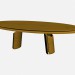 modello 3D Olimpico ovale tavolo - anteprima