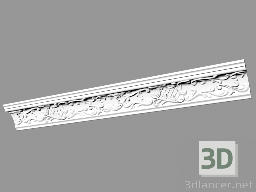 modèle 3D Corniche moulée (CF29) - preview