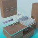 3d model Furniture to the sink - preview