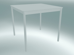 Quadratischer Tischfuß 80X80 cm (Weiß)