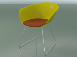 कुर्सी 4220 (एक स्लाइड पर, सीट पर एक तकिया के साथ, PP0002)