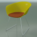 3d model Chair 4220 (on a slide, with a pillow on the seat, PP0002) - preview