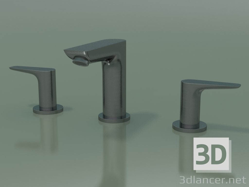 3D modeli 3 delikli lavabo bataryası (71733340) - önizleme