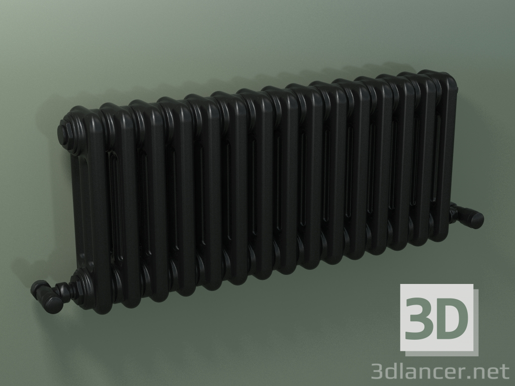 3d model Tubular radiator PILON (S4H 3 H302 15EL, black) - preview