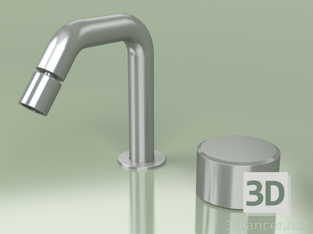 3d model 2-hole hydro-progressive mixer with adjustable spout H 133 mm (16 37, AS) - preview