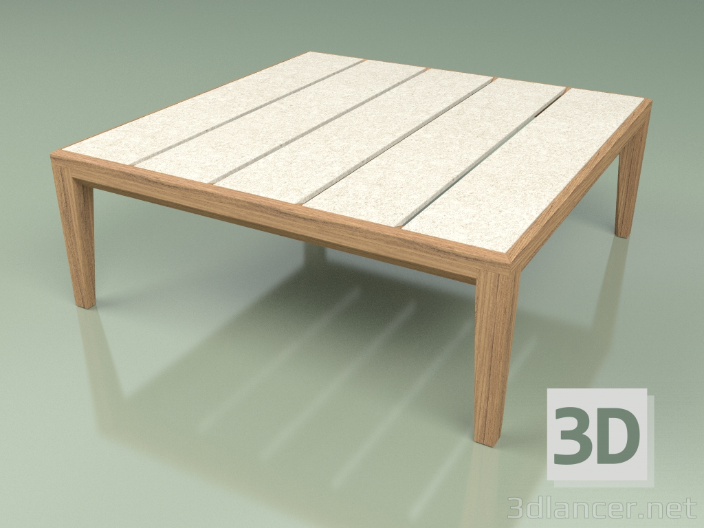 modello 3D Tavolino 008 (Gres Avorio) - anteprima
