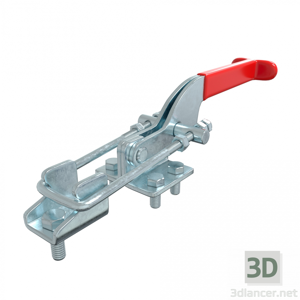 abrazadera mecánica 3D modelo Compro - render